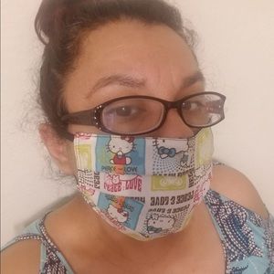 HELLO KITTY FACE MASK WASHABLE